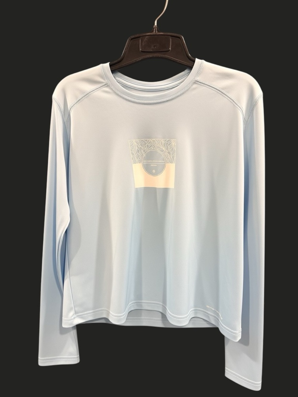 Columbia Omni Shade Long Sleeve Cropped Top - Size Medium